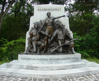 The Alabama State Memorial at Gettysburg